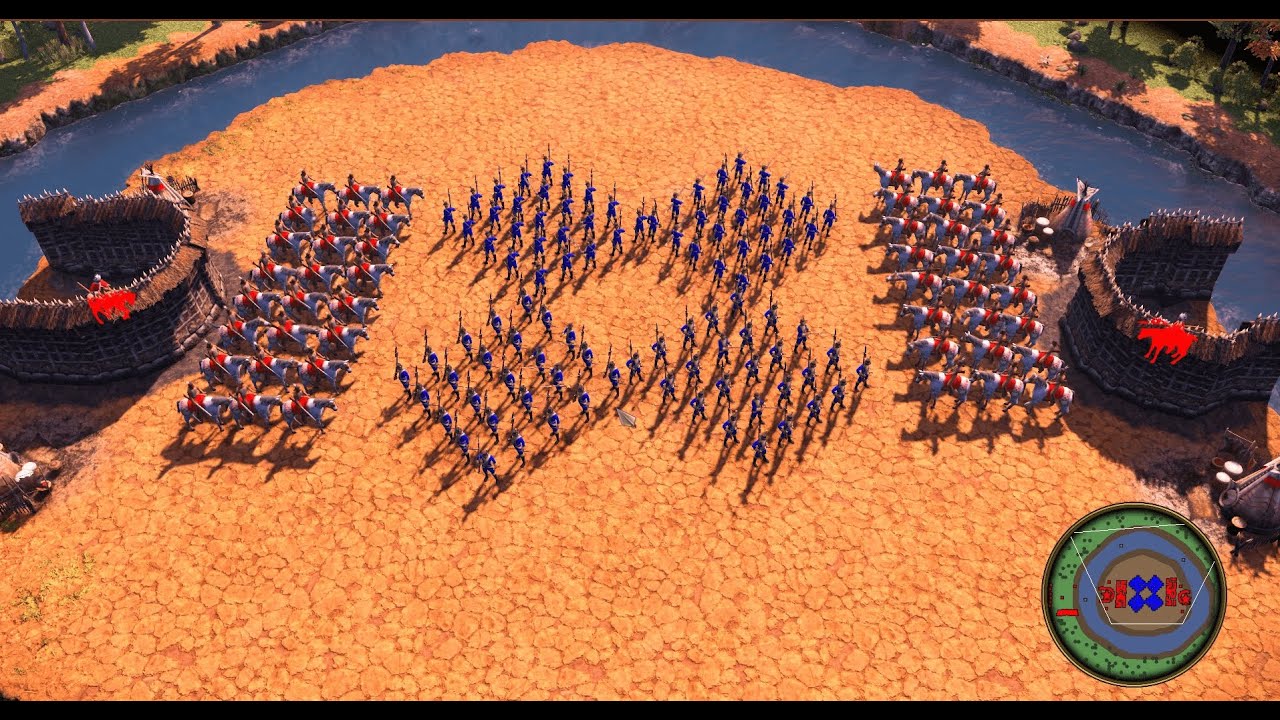 100 Carolean vs 48 Rifle Rider (Equal Resources) Age of Empires III Definitive Edition