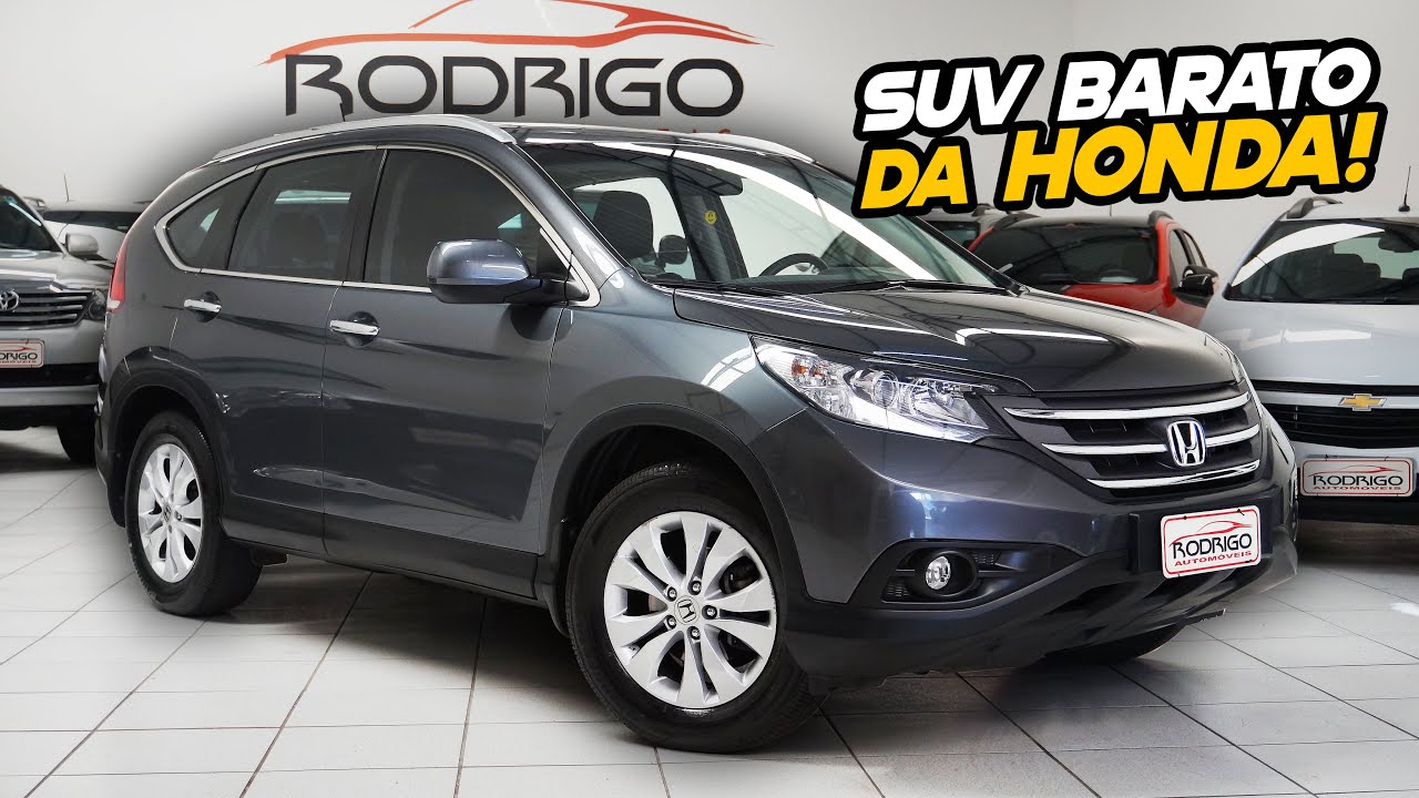 HONDA CR-V EXL 2013 Um EXCELENTE SUV BARATO! Único Dono e com BAIXA KM!