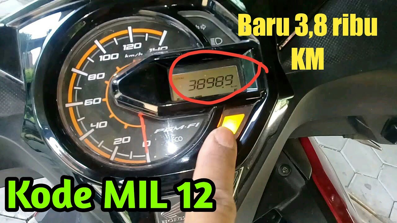 Beat esp mogok kode mil 12, tapi bukan injektor
