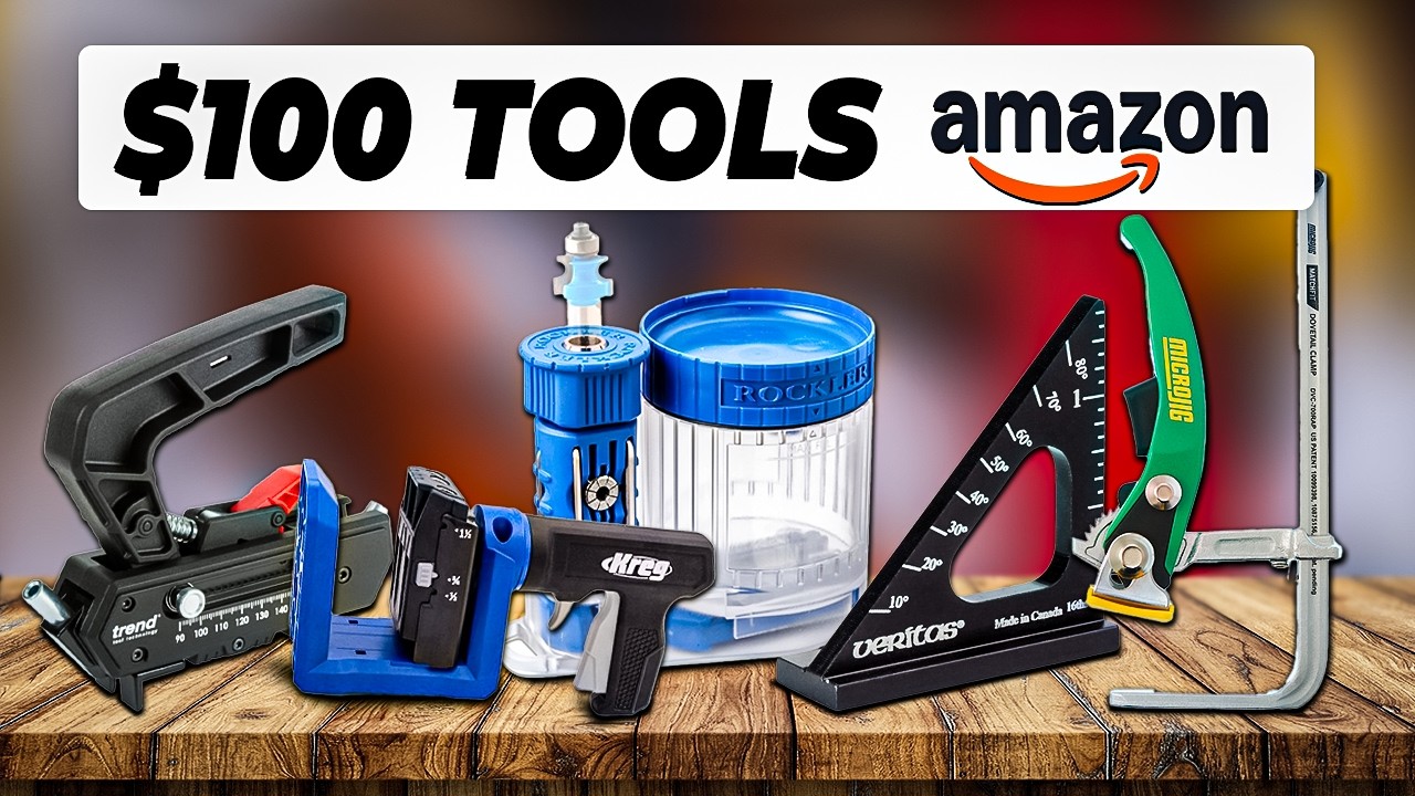 20 COOLEST Woodworking Tools Under $100 on Amazon