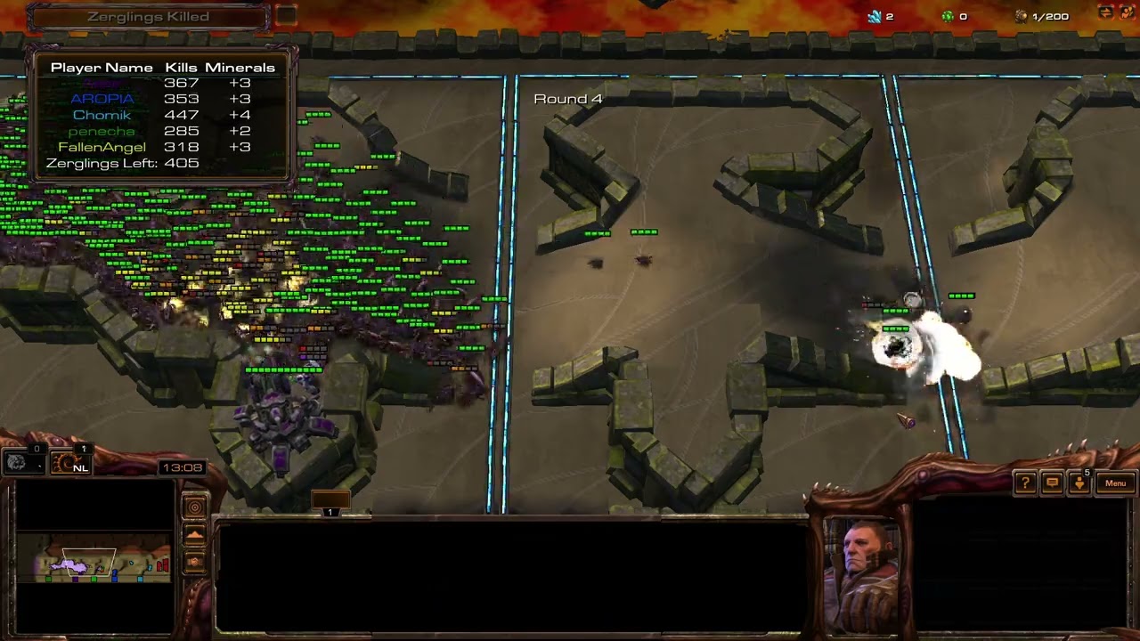 Starcraft 2 Arcade Map Zergling Defense #1