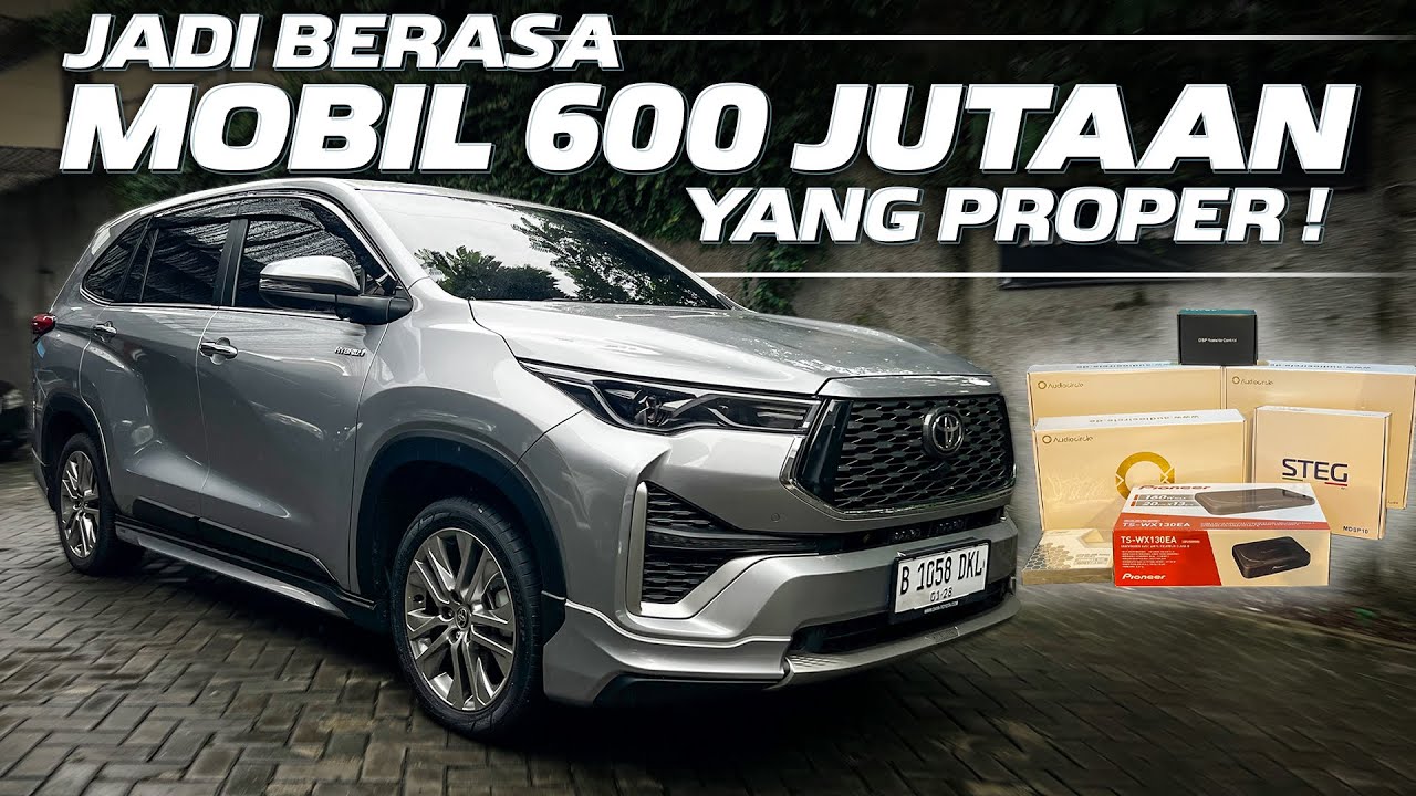 PASANG PEREDAM DAN AUDIO HIGH END DI INNOVA ZENIX!