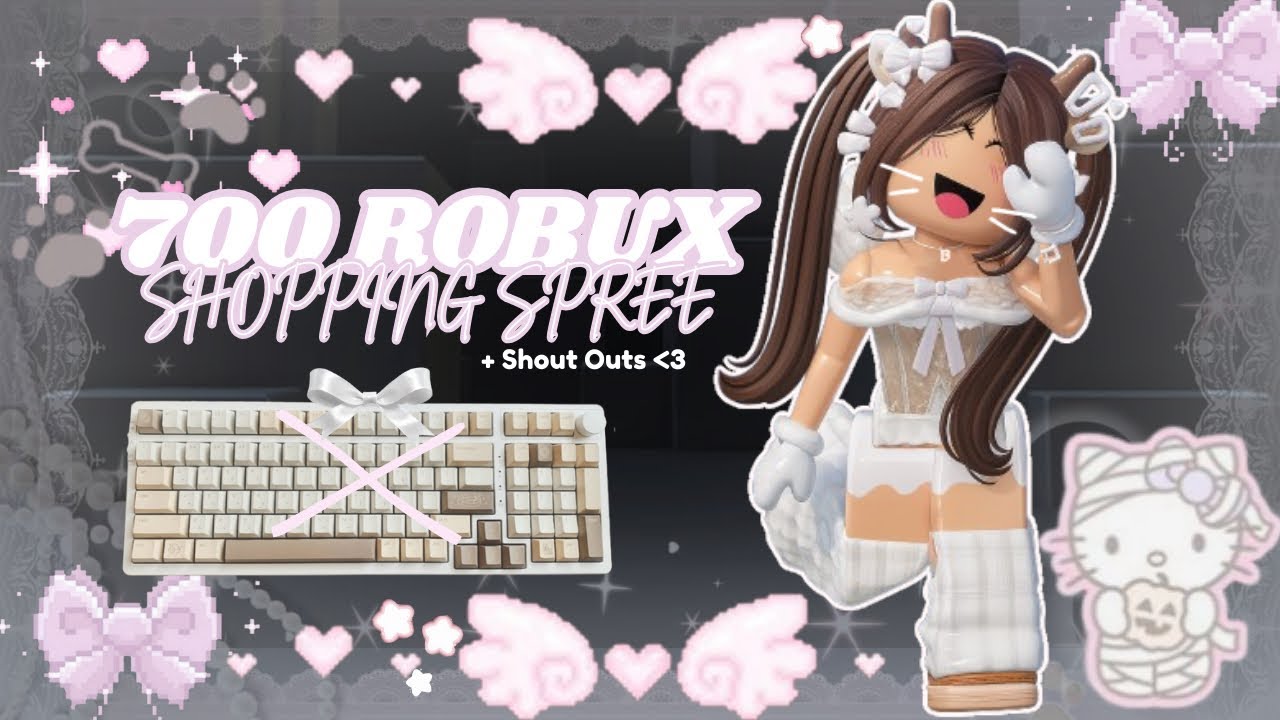 ꒰ა SPENDING 700 ROBUX SHOPPING SPREE + ASMR MUSIC ~! ໒꒱