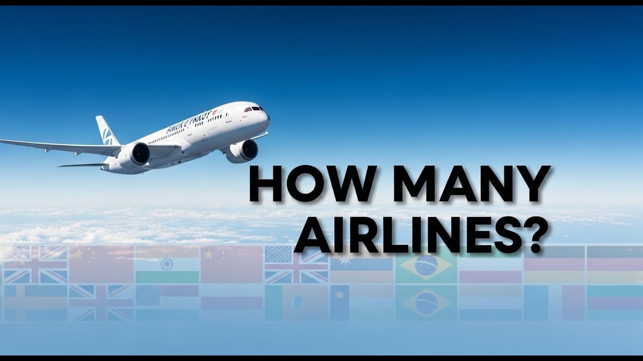 How Many Airlines Are There in the World? | Global Aviation Explained ✈️🌍