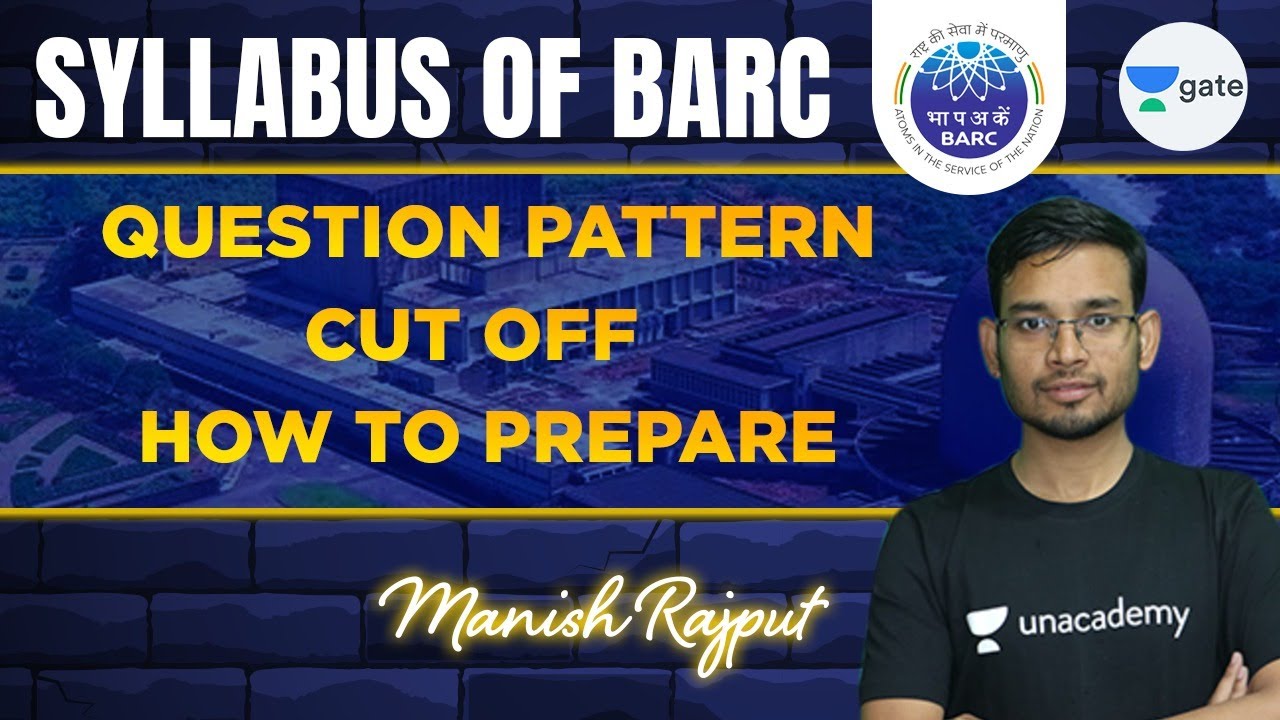 SYLLABUS OF BARC I QUESTION PATTERN I  CUT OFF I HOW TO PREPARE by #ManishSir