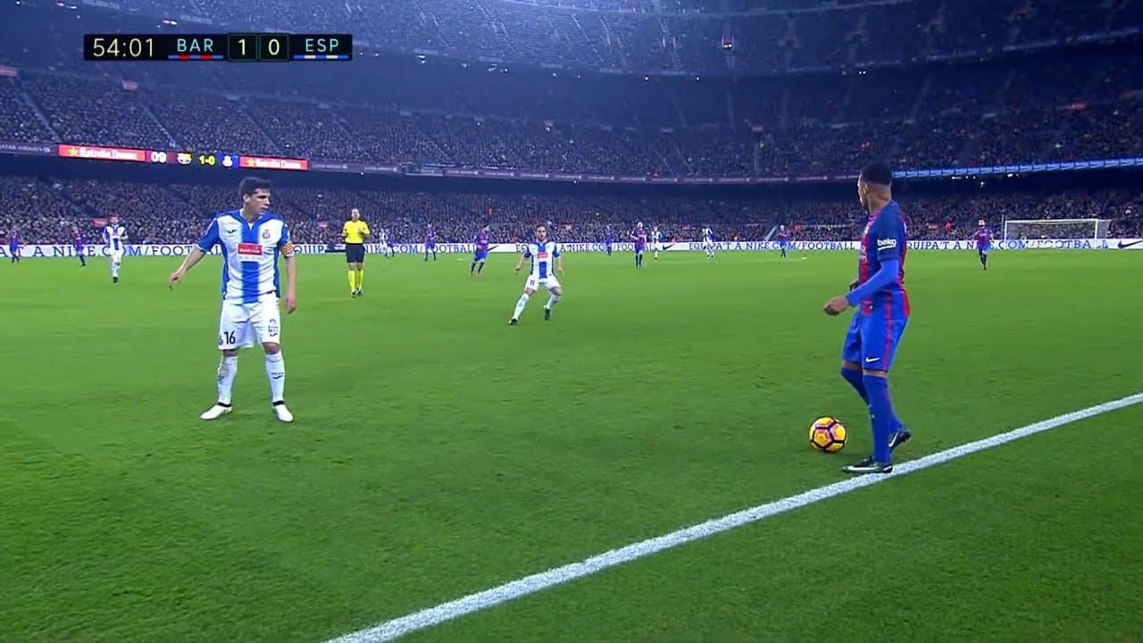 Neymar vs Espanyol (Home) 16-17 HD 1080i - English Commentary