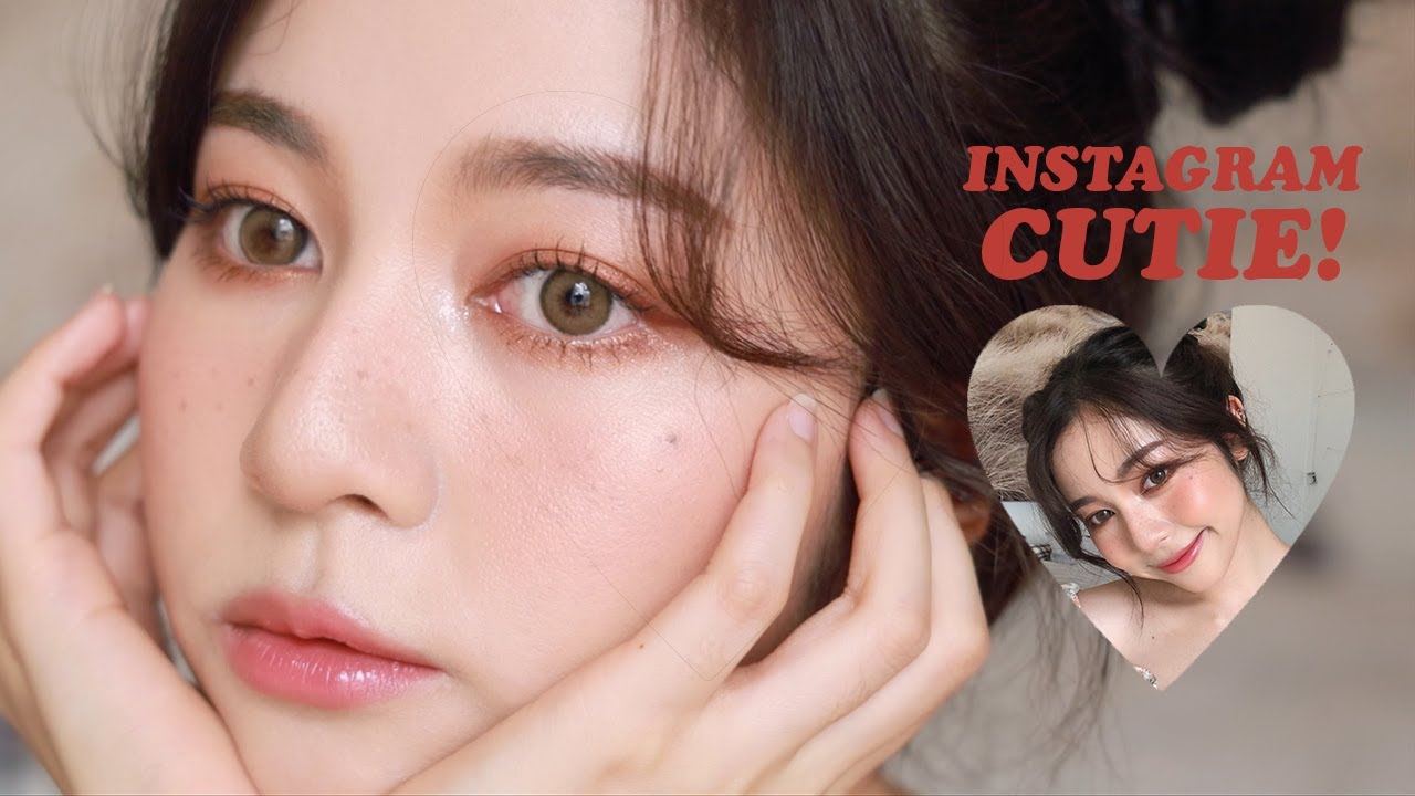 INSTAGRAM CUTIE! w/freckles แต่งหน้าบ่มแดด มีกระ คิ้วท์ๆ เต็ม 10 ไม่หัก!! | Babyjingko