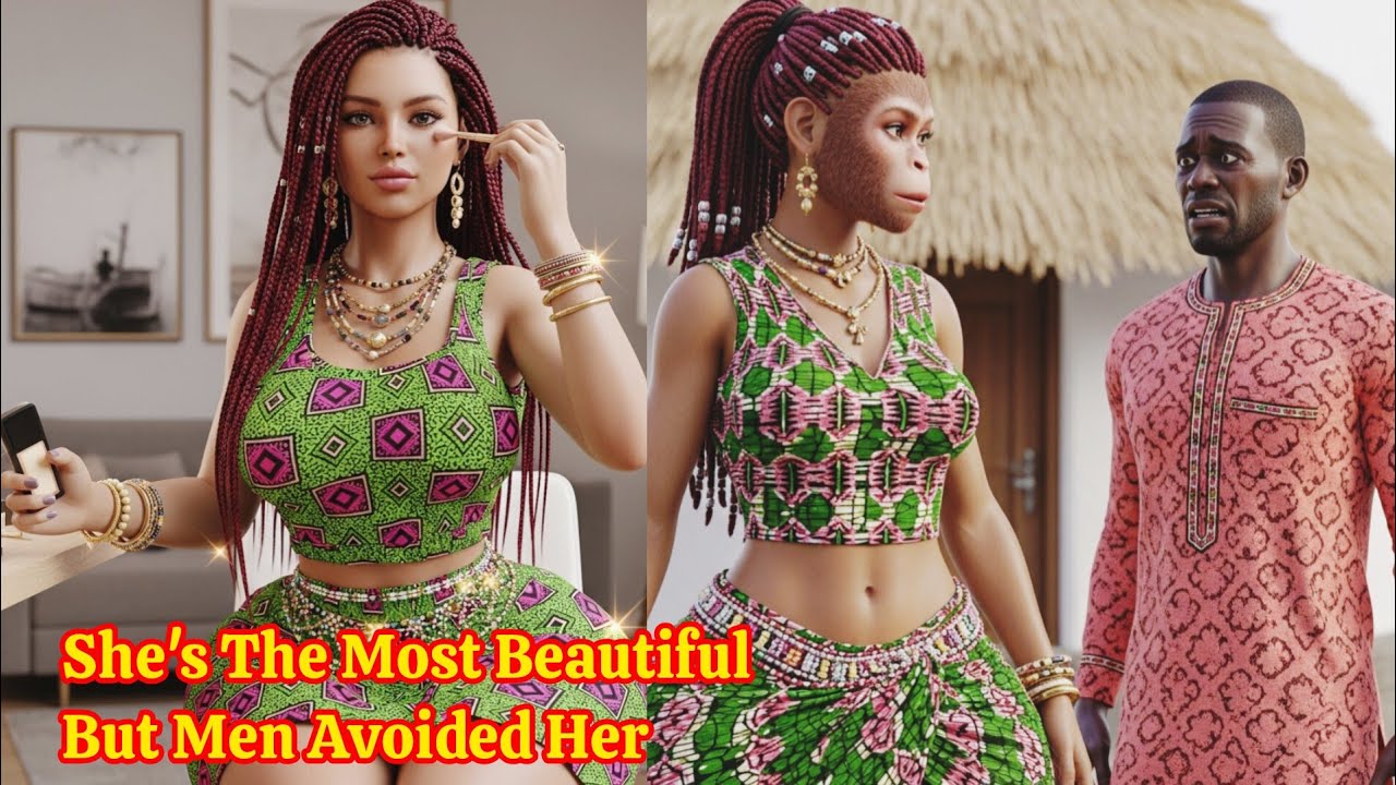 She's The Most Beautiful But Men Avoided Her #africanfolktales #emtionalstory #spell  #monkey 