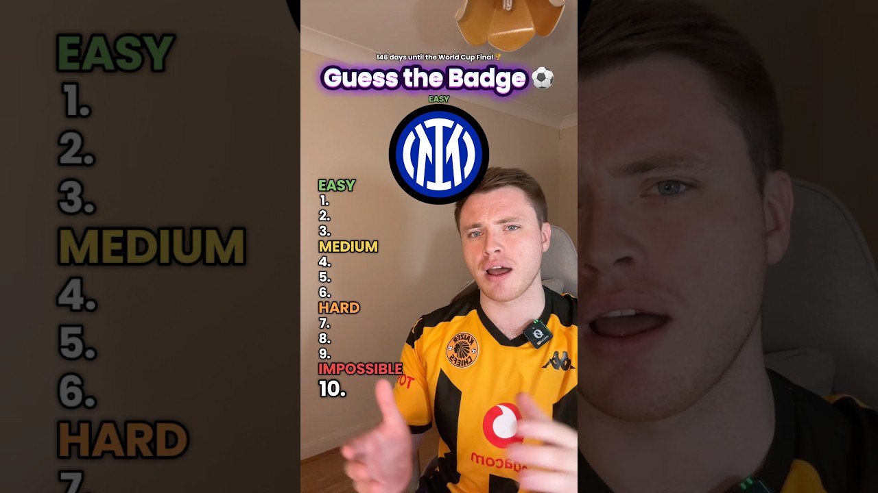 You&rsquo;re not guessing Badge 10 🤣 #footballquiz #footballtrivia #football