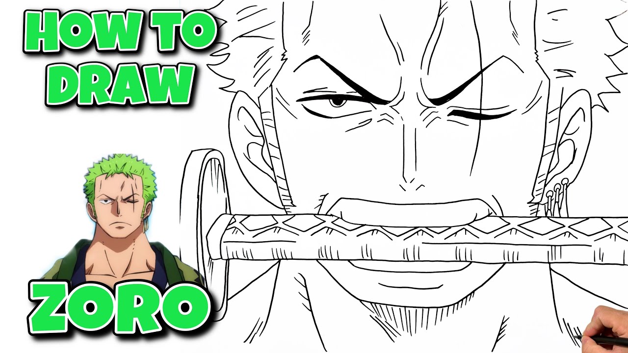 How To Draw Roronoa Zoro | ONE PIECE | Step By Step #drawing #animedrawing #onepiece