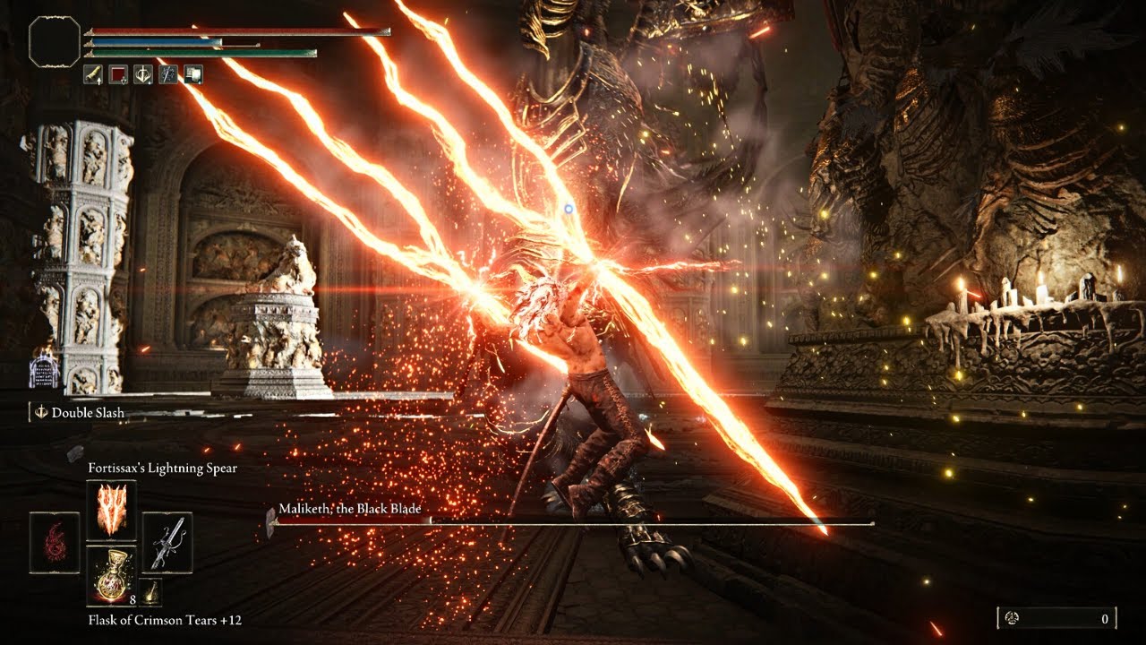 Elden Ring - Maliketh, the Black Blade (feat. Blades & Lightning) [NG+7, No Hit]