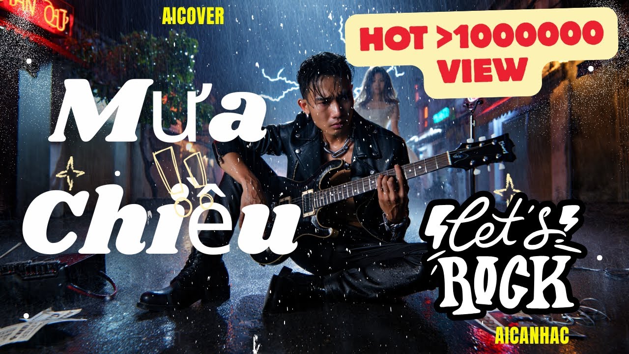 Mưa Chiều - AI hát Rock version - Sao em đi mãi giữa cơn mưa buồn #aicover #aicanhac