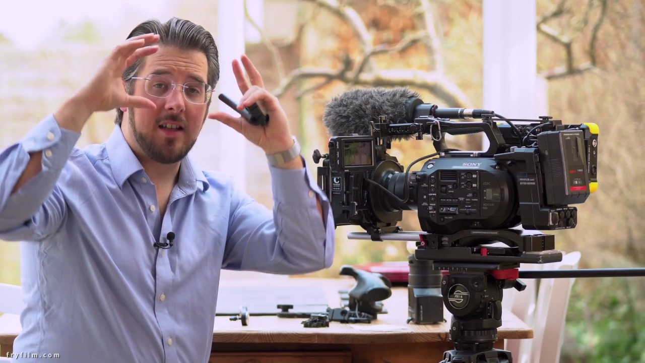 Sony FS7 viewfinder & mic mount modifications