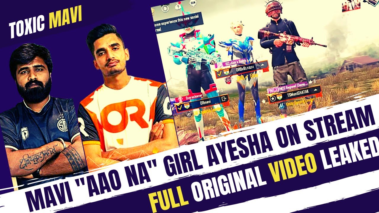 Mavi aao na Girl Ayesha Original clip Leaked | Mavi Ghatak livestream with 