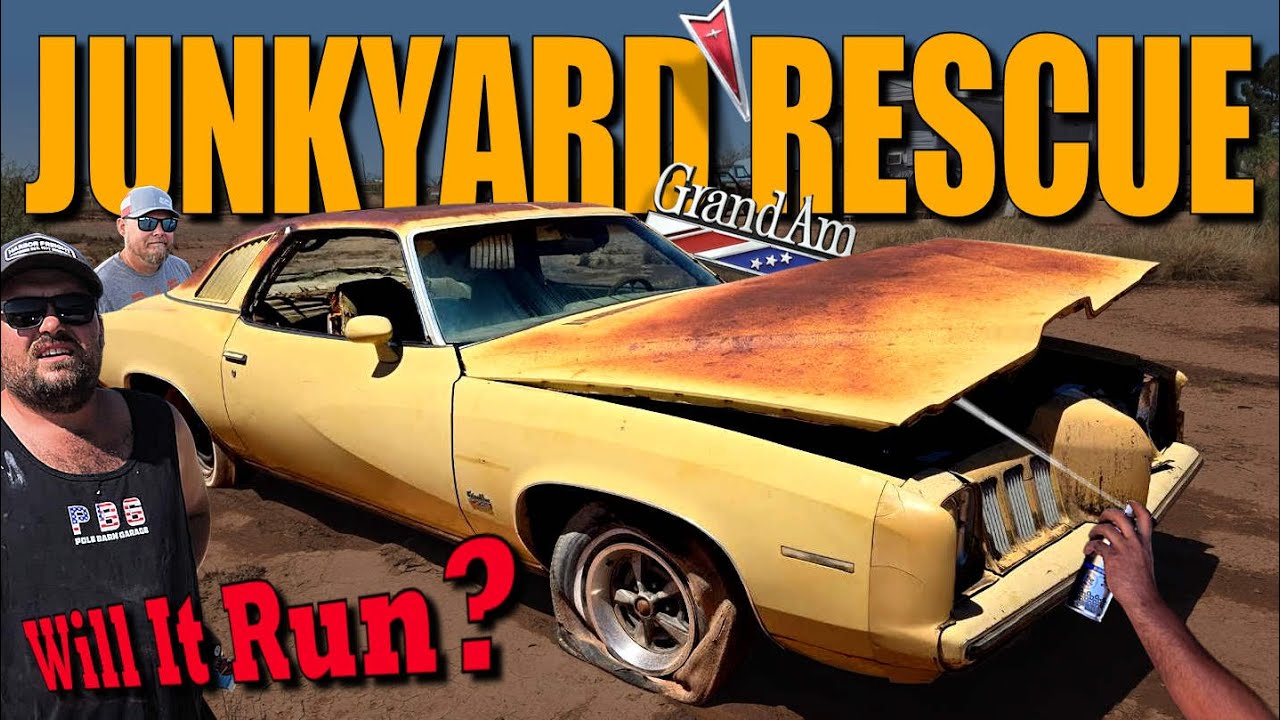 Junkyard RESCUE: RARE 455 Pontiac Grand Am REVIVAL After 40 Years?