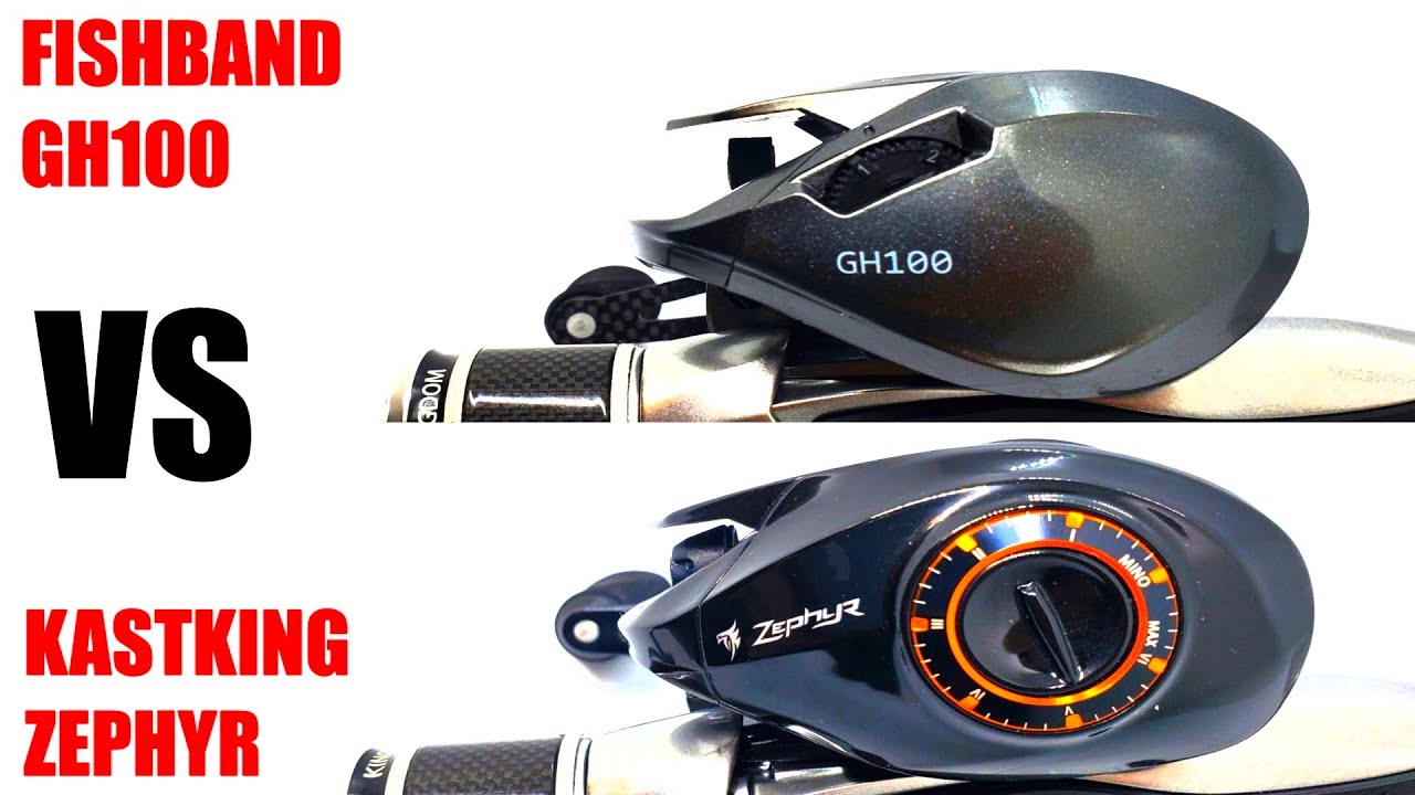 KastKing ZEPHYR vs Fishband GH100 casting COMPARISON!!!