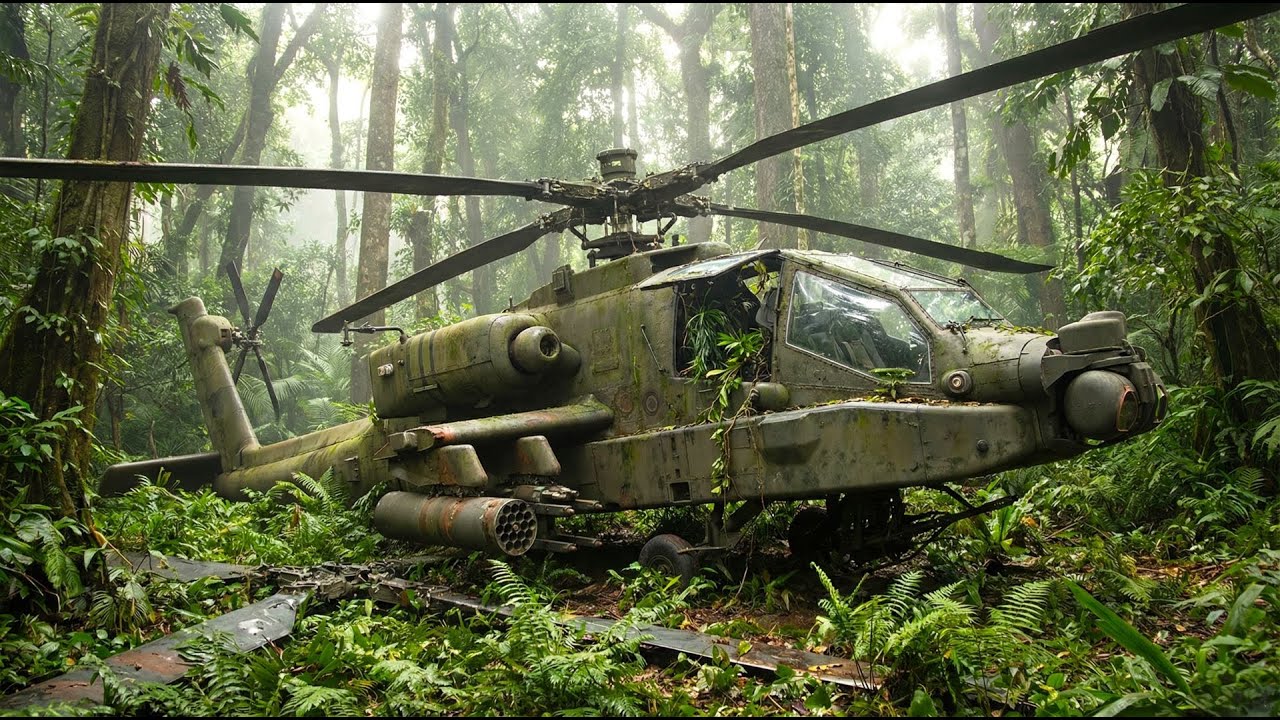 Lost for Decades in the Jungle… The Unbelievable Restoration of a Boeing AH-64 Apache