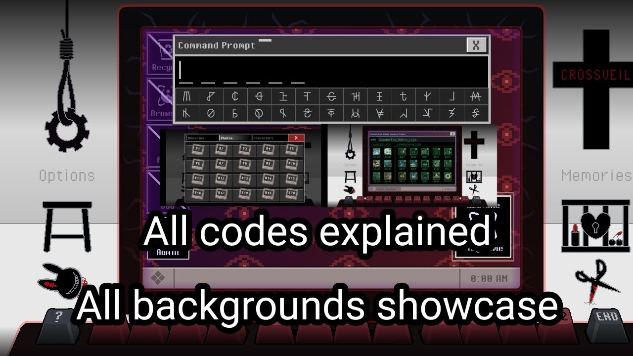 Wonderend 0 all codes and backgrounds
