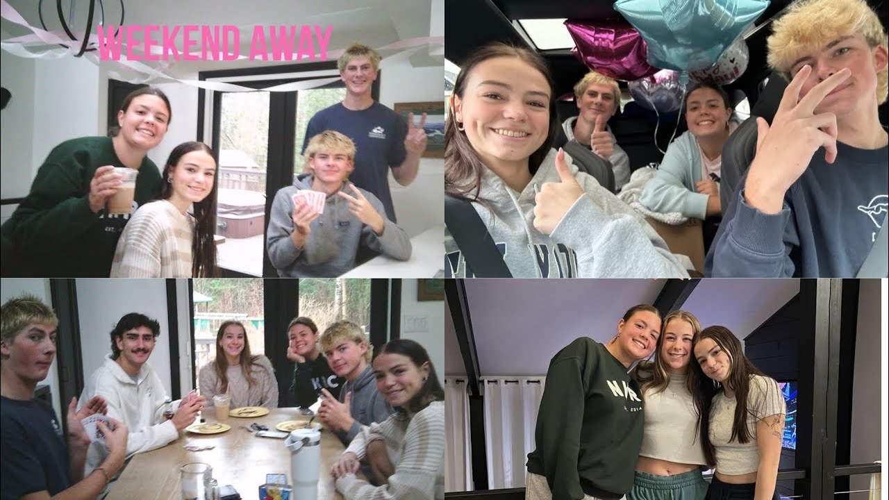 9 teenagers take a weekend trip away!