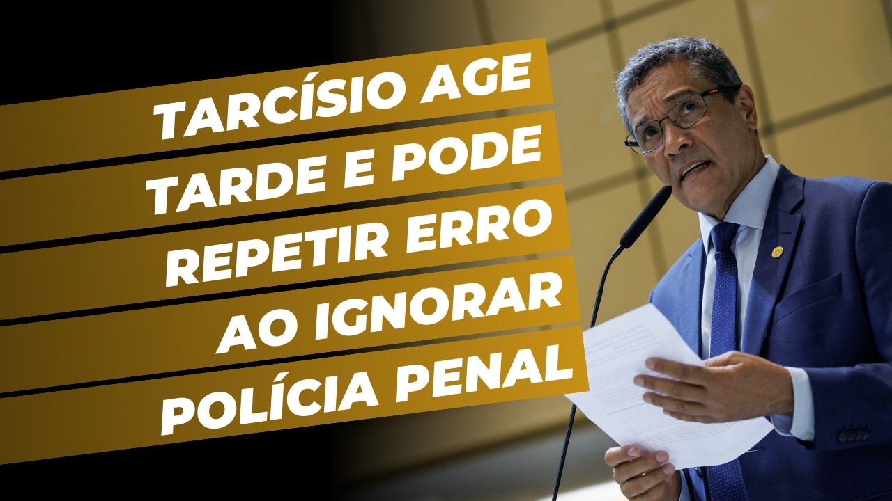Tarcísio pode repetir erro GRAVE e excluir Polícia Penal do reajuste #ReajusteJá #PolíciaPenal