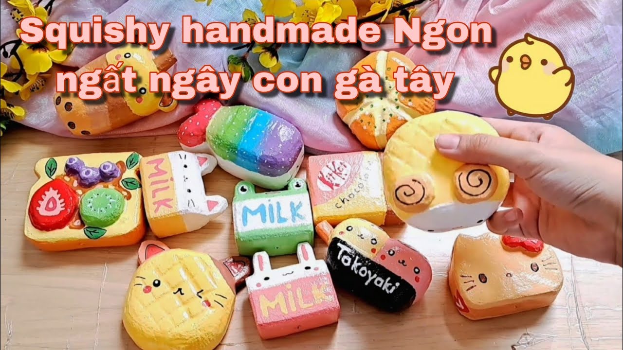 Bán Squishy Handmade Ngon ngất ngây con gà tây 🐥