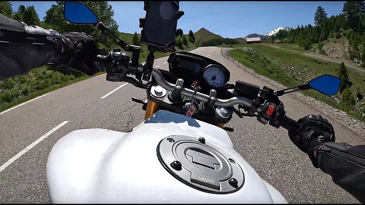 YAMAHA FZ8 - Dominator GP Exhaust - Col de Vars (3)