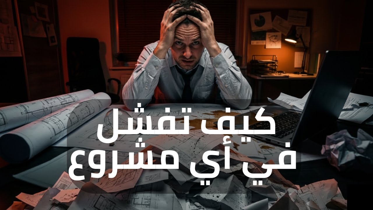 كيف تفشل في أي مشروع ب 5 طرق!!