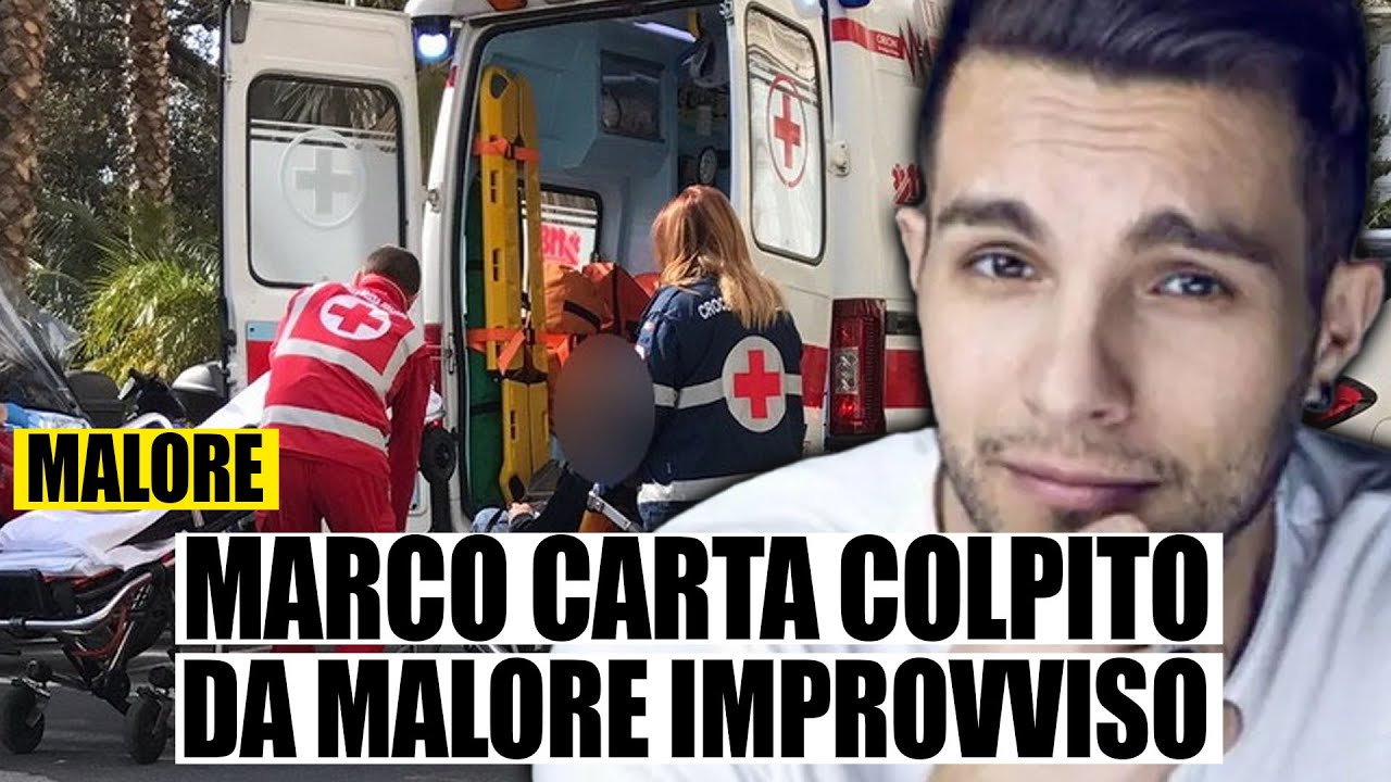 ULTIM'ORA MARCO CARTA COLPITO DA UN MALORE IMPROVVISO: LE CONDIZIONI DEL CANTANTE