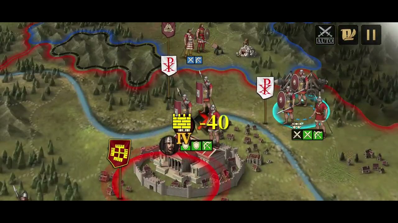 Битва у гор Нервазос (в игре European War 7)