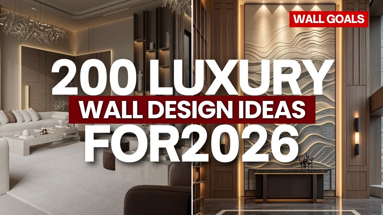 200 Luxury Wall Design Ideas for home 2026 Luxury wall Panels| Interior Design Decor Ideas