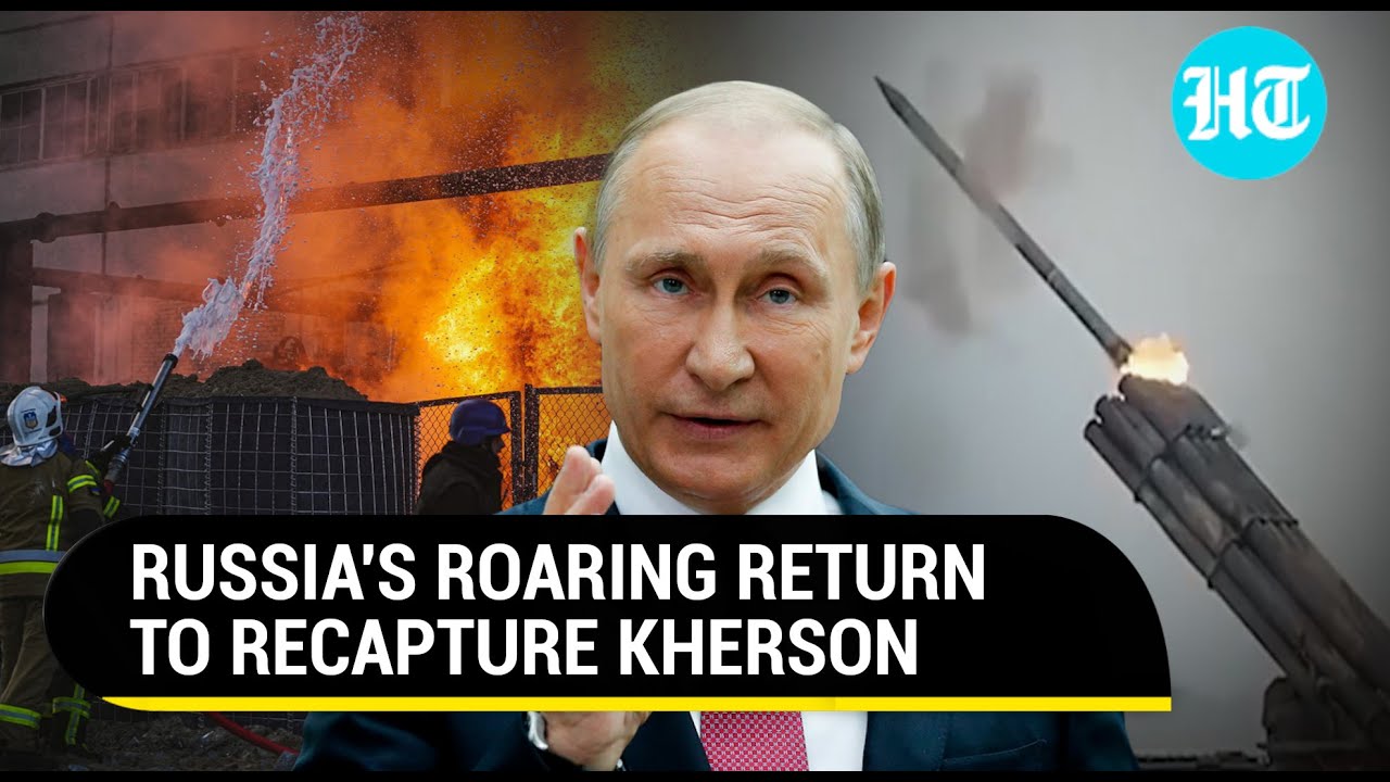 Putin goes all out to recapture Kherson; Deadliest bombardment weeks after retreat | Watch