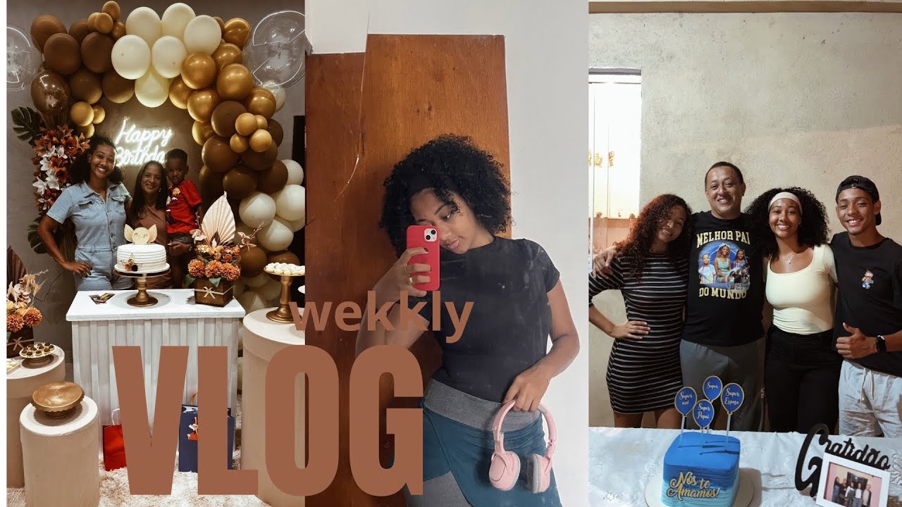 comparação, uns dias comigo, treinos em casa, aniversários, pintando bob goddies