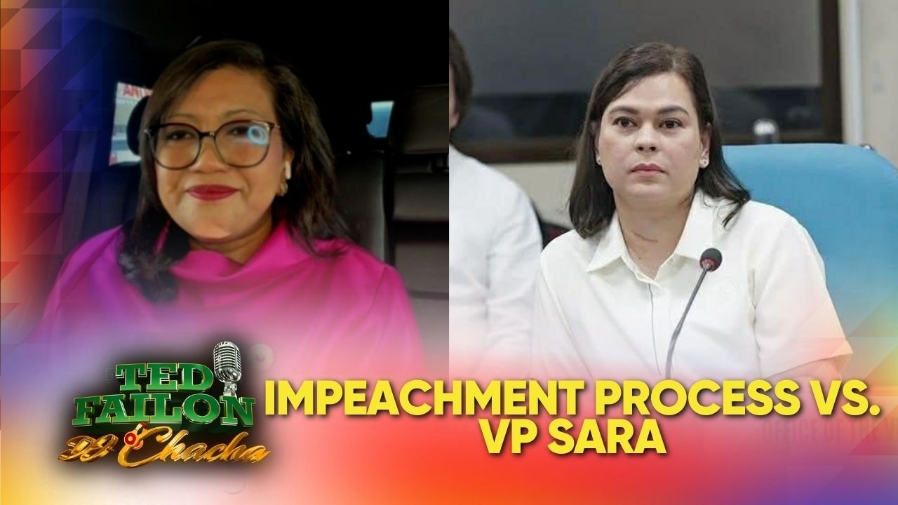 Impeachment process vs. VP Sara Duterte, inilatag | Ted Failon & DJ Chacha