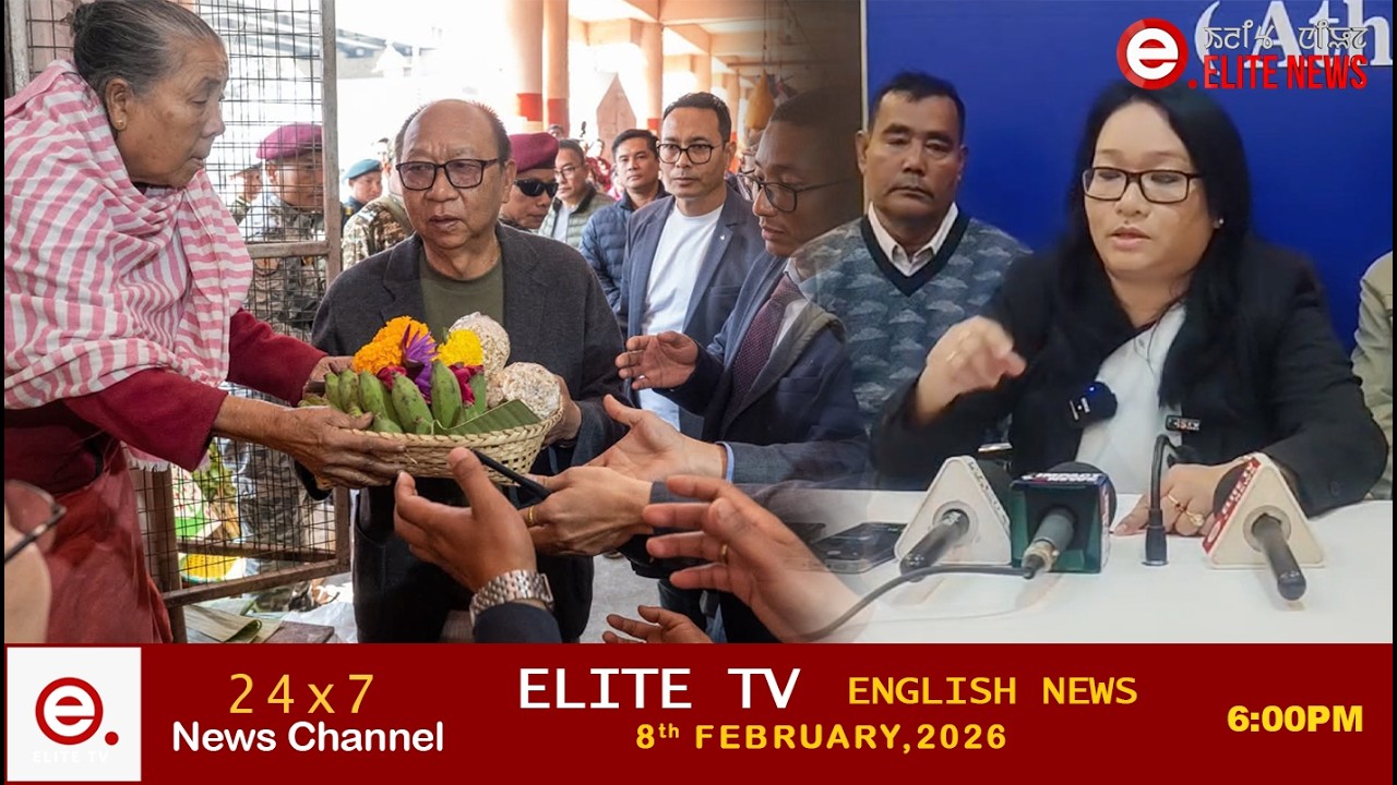 ELITE TV 6:00 PM  ENGLISH NEWS || 8TH FEBRUARY 2026|| ELITE TV