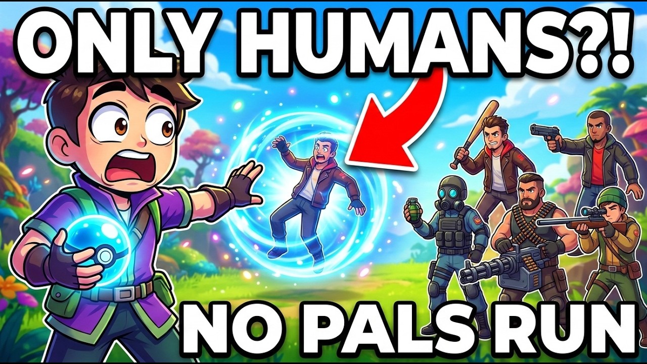 Palworld LIVE 🌙 Midnight Challenge – No Pals, Only Humans
