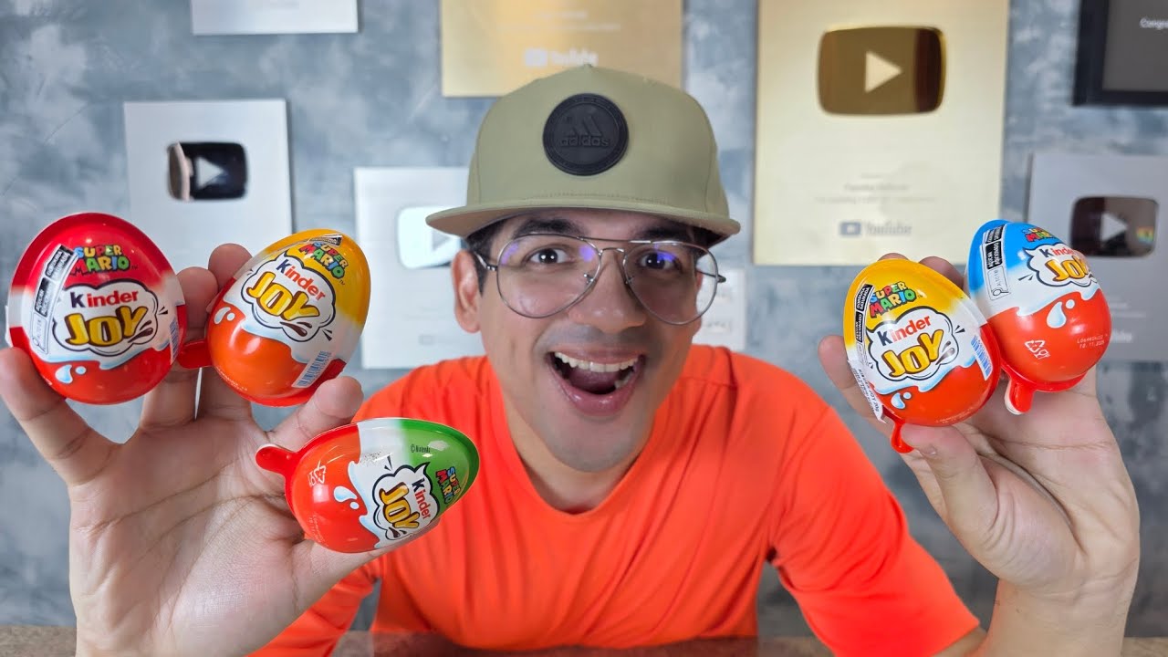 ABRINDO KINDER JOY DO SUPER MARIO!
