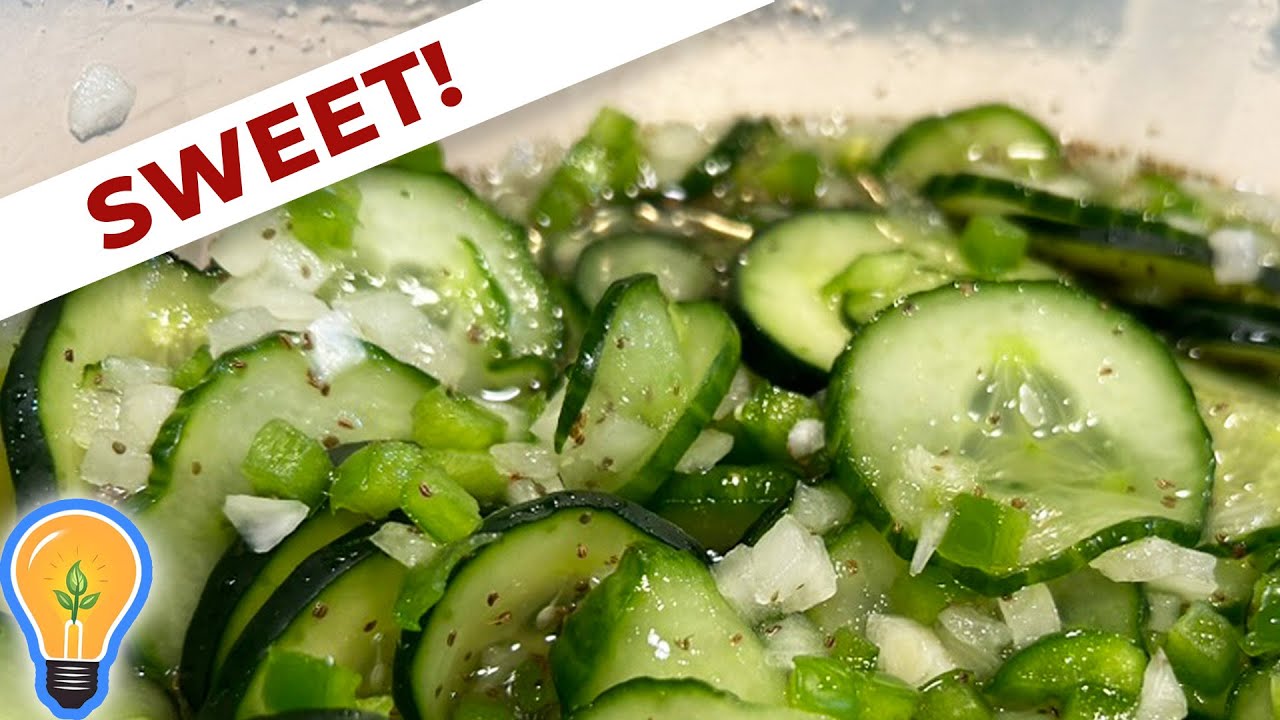 Sweet Pickles Recipe - Make Your Very Own!
