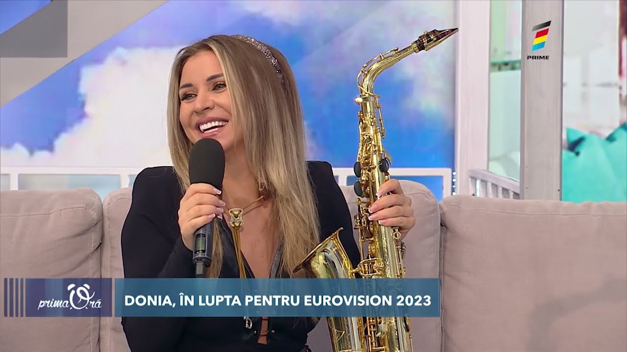 DONIA (DOINA SPĂTARU) - EUROVISION, CONSERVATORUL LA BUCUREŞTI, DRAGOSTEA PENTRU SAXOFON, FRICILE