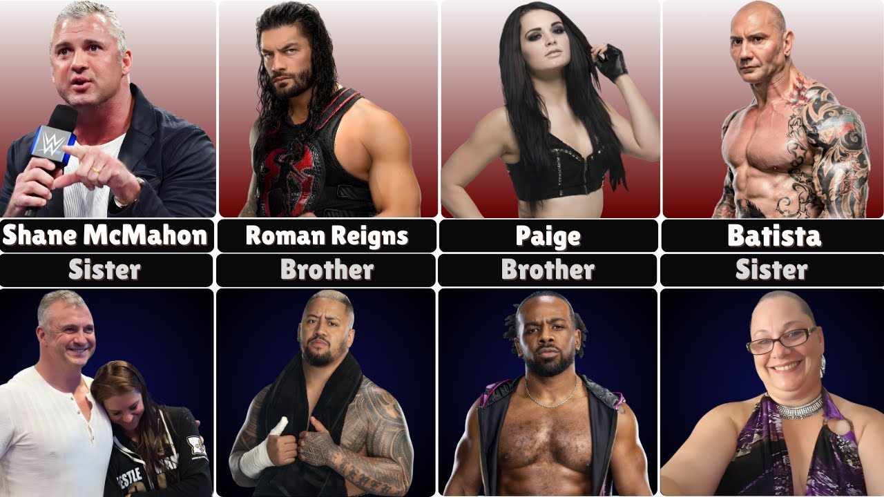 Раскрыта личность настоящих братьев и сестер суперзвезд WWE.