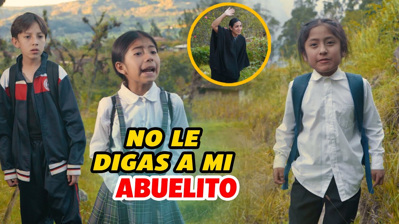Niña malcriad4 no quiso estudiar, pero su abuelito la supo corregir
