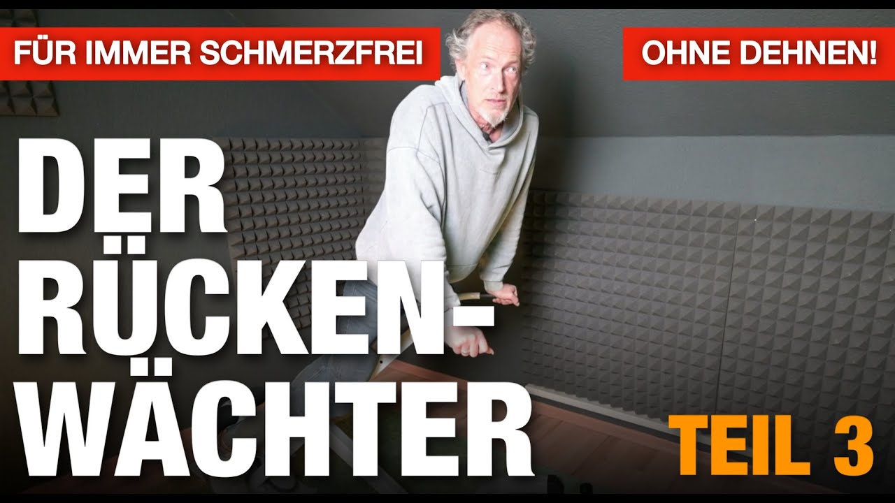 🚦NIE wieder Rückenschmerzen | OHNE Dehnen | Nur 1 Übung! 🔴  [Teil 3]