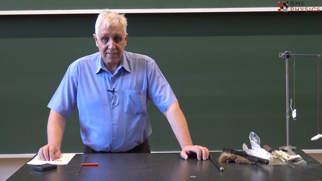 Härtlein Károly élő bejelentkezése --- Elektrosztatikai kísérletek gépész hallgatóknak