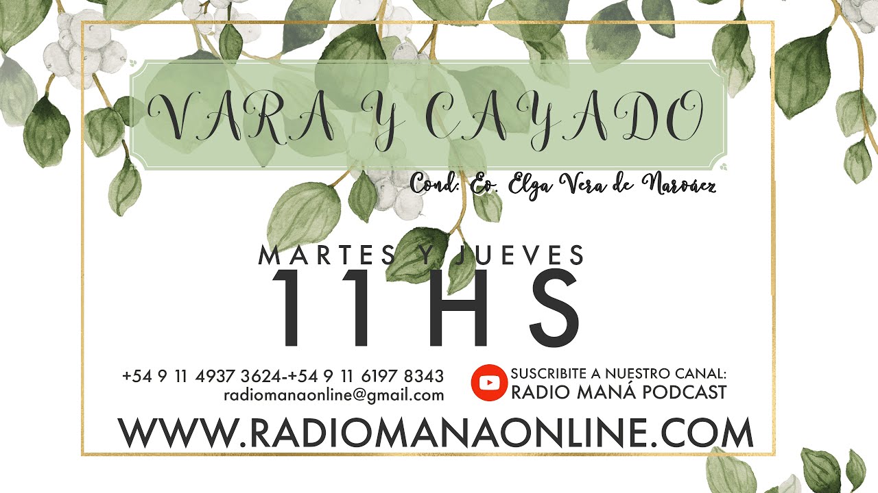 📢 Vara y Cayado 🙌🐑 | 🔴 PROGRAMA EN VIVO con la Ev. Elga Vera de Narv&aacute;ez |  10 de febrero del 2026🎙📻