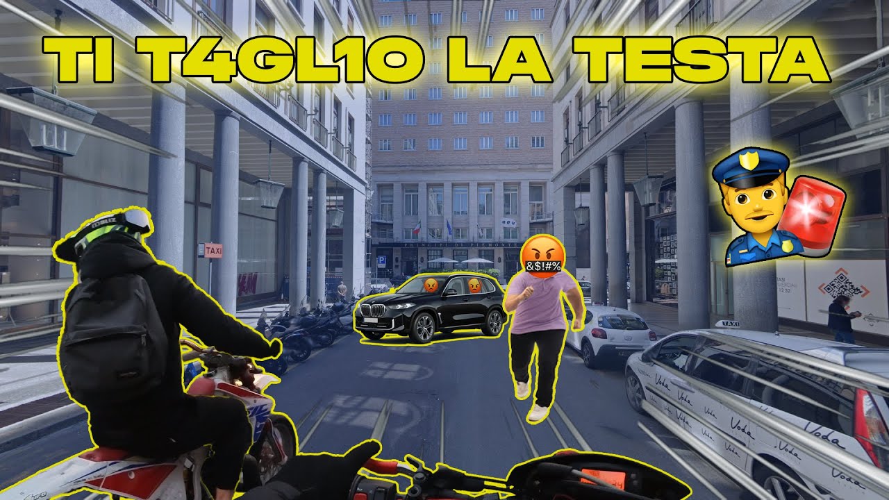 MI MINACCIA di M0RT3!!! ANGRY PEOPLE VS BIKERS