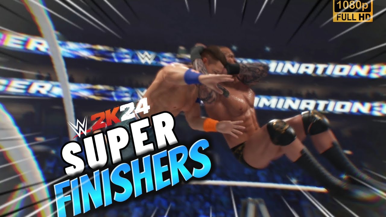 Top Super Finishers in WWE 2k24 | Part - 1 | #wwe #live #viral #wwe2k24