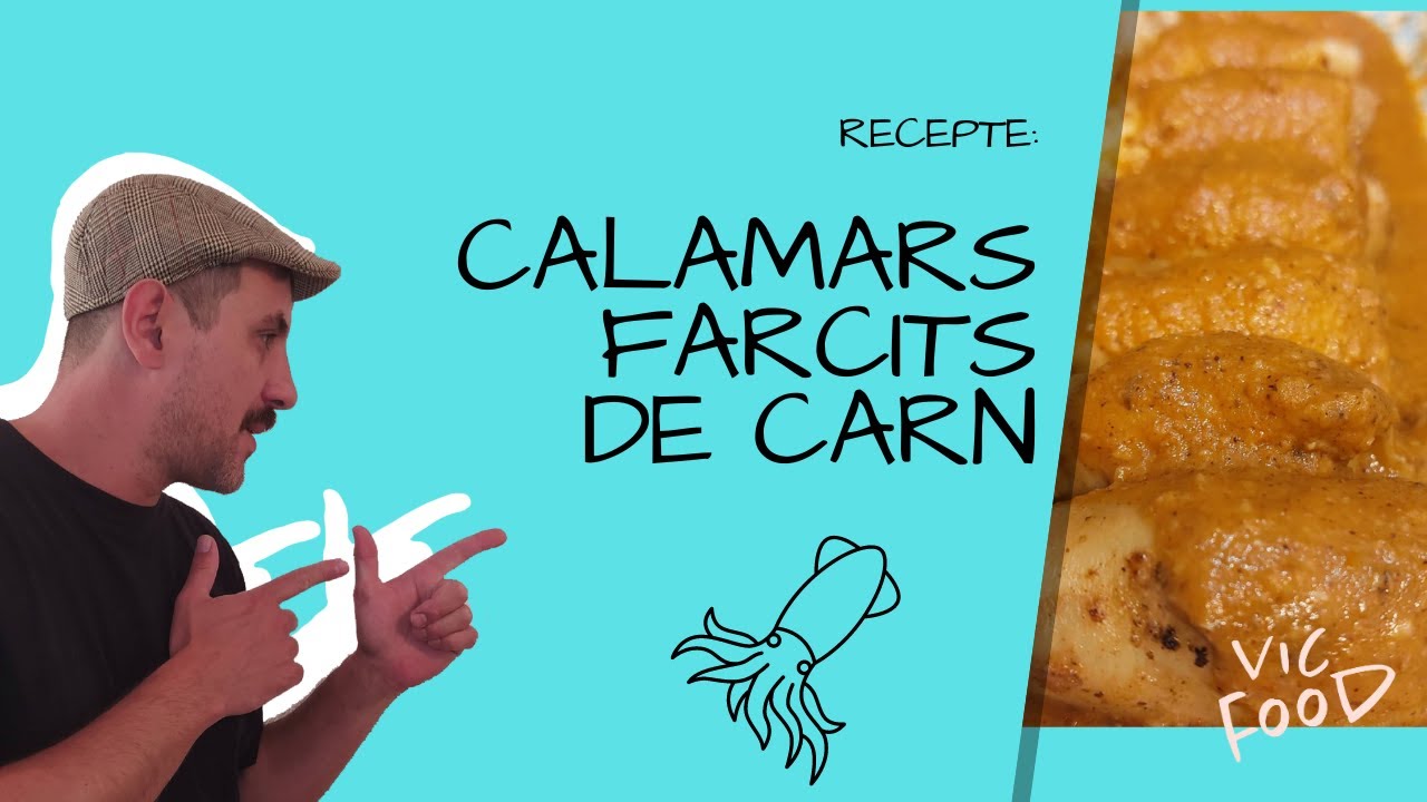 👉 Com fer calamars farcits de carn (recepta fàcil) - Cuina Catalana