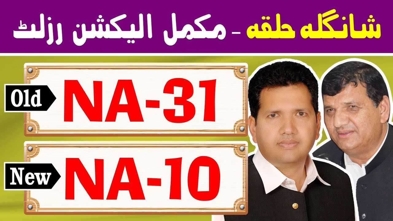 NA-31 (New NA-10) Shangla | Pakistan Election Results | Election Box