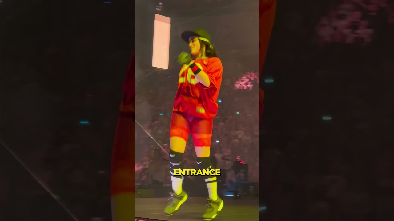 Billie Eilish's Epic B Stage Entrance! 🎤✨