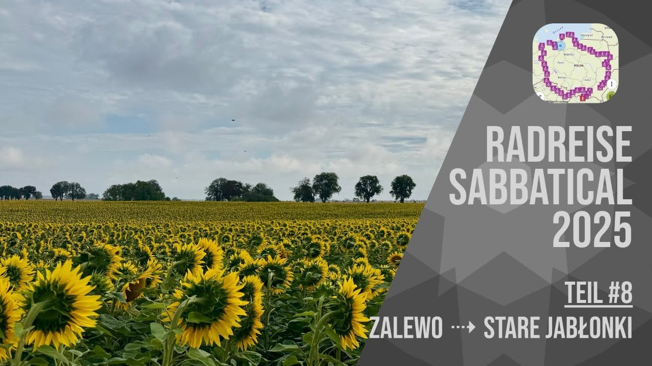Sommerradreise 2025 #8 - Von Zalewo nach Stare Jabłonki, Masurische Seenplatte