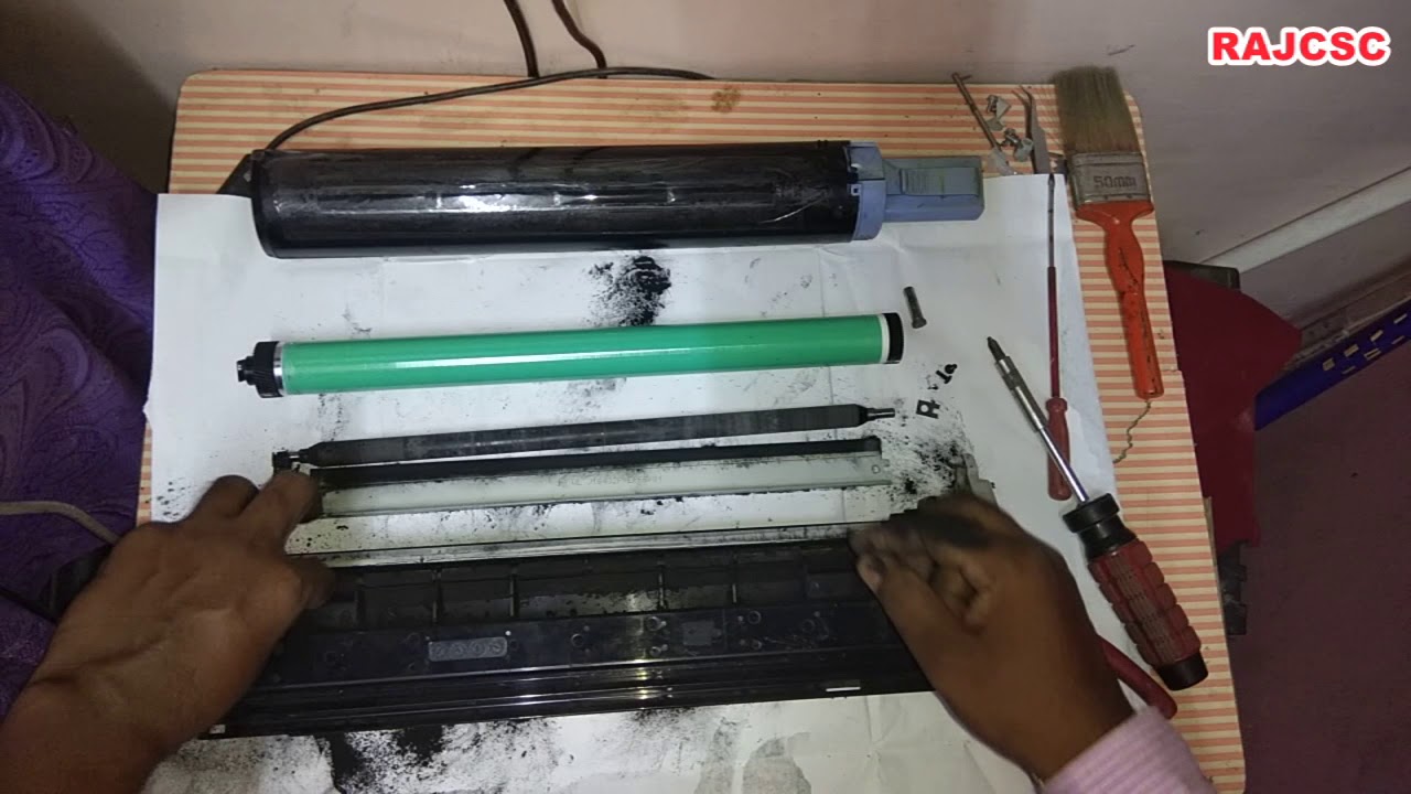 CANON PHOTOCOPY DRUM AND BLADE CHANGE IR 2016,IR 2018,IR 2020
